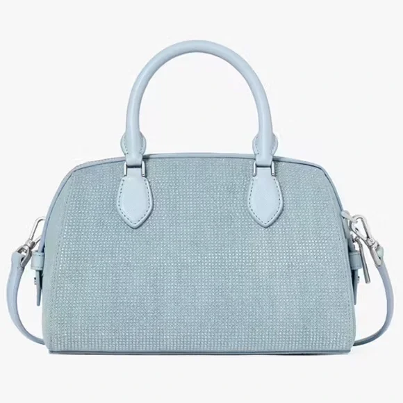 Kate Spade Madison Studded Denim Small Dolly Duffle NWT - Picture 7 of 17